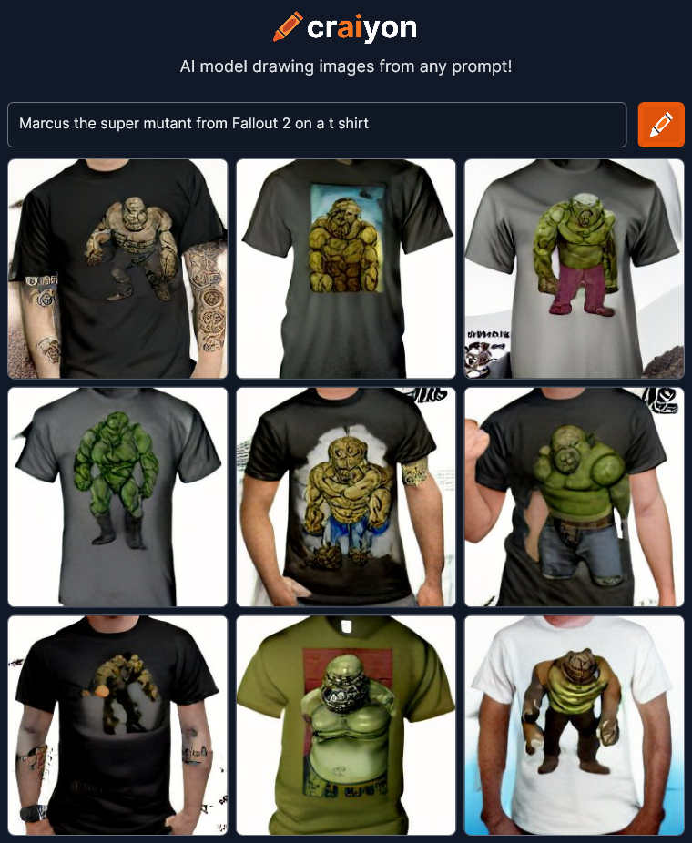craiyon_170255_Marcus_the_super_mutant_from_Fallout_2_on_a_t_shirt_br_.png