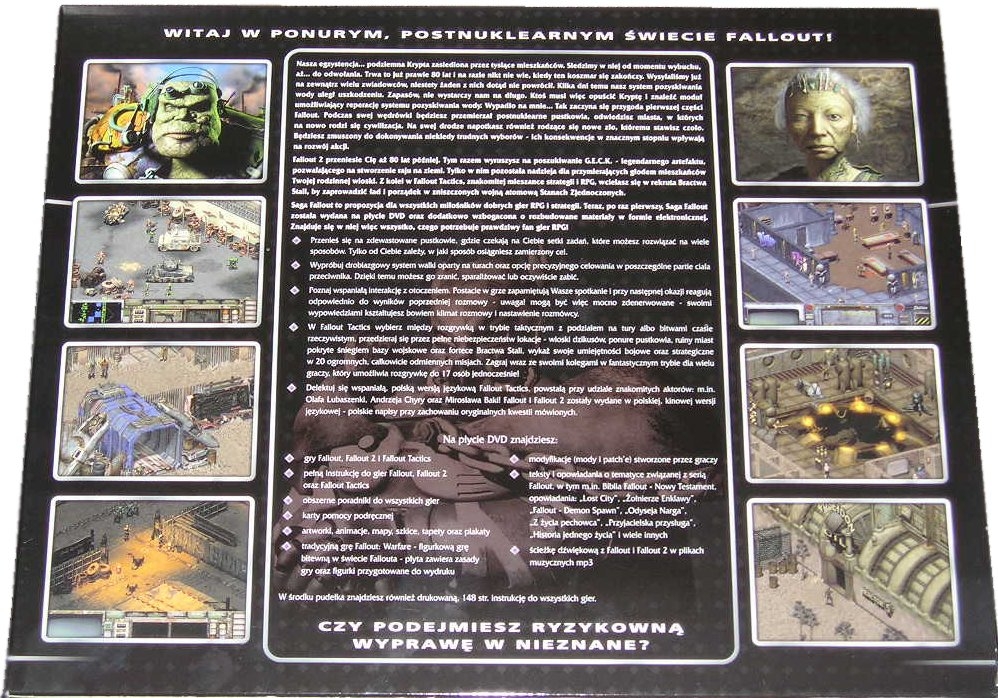 Polish Fallout Saga DVD cover description