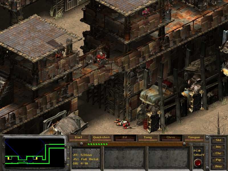 A screenshot from Fallout Tactics