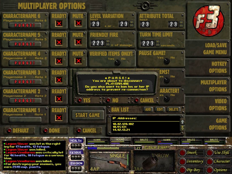 Photo Fallout 3 Multiplayer Menu In The Album Screenshots By Odin No Mutants Allowed