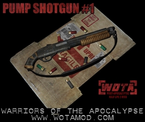 Pump-action Shotgun Render