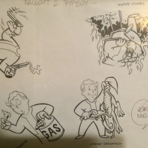 Perk, original 1998 concept art