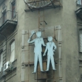 Neon sign across hotel I stayed in when I was in Budapest-Hungary. When I saw it , I just thought "Fallout New Vegas"