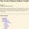 Per's "The Nearly Ultimate Fallout 2 Guide"