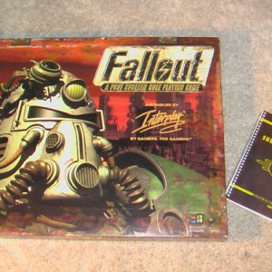 Fallout box with manual