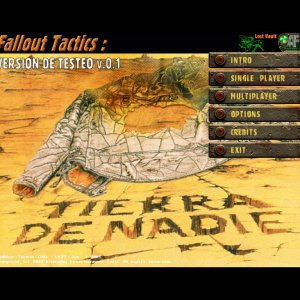 Fallout: Tierra de Nadie Title Screen