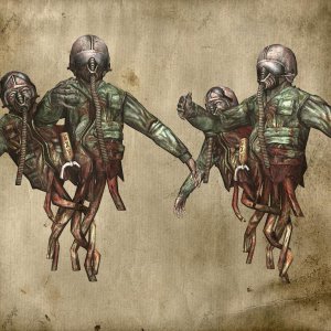 Half-Zombie Soldiers