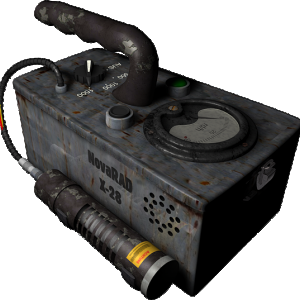 Zero Projekt geiger counter render