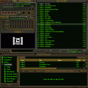 Fallout Winamp skin