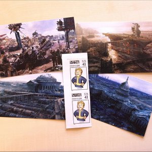 Fallout 3 Postcards