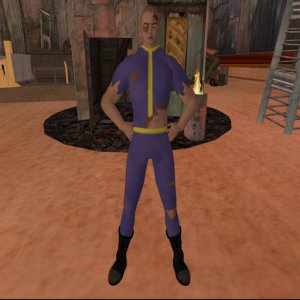 Second Life Vault Suit - Damaged