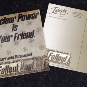 Fallout 1 promotional flyer