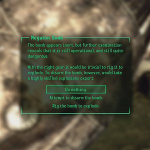 Megaton Bomb Options