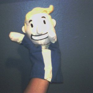 PAX promotional puppet