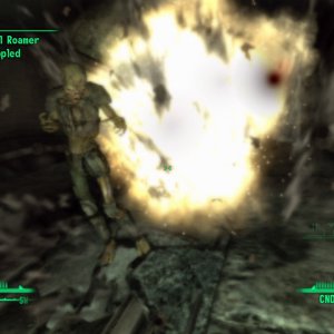 Blowing up a feral ghoul