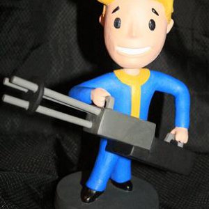 Vault Boy Bobble Head: Big Guns 1