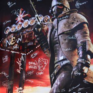 Media 'Fallout: New Vegas signed poster' in album 'Fallout: New Vegas'