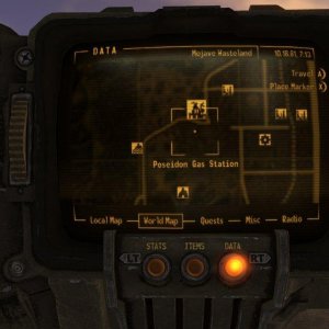 Fallout: New Vegas Pip-Boy map