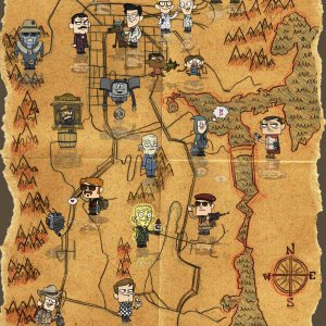 New Vegas world map