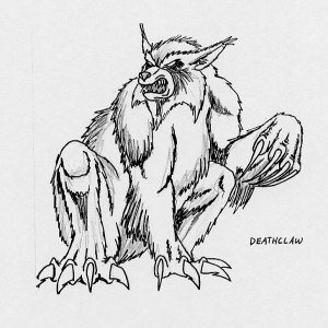 Media 'Early deathclaw design' in album 'Concept Art/Images'