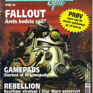 CD-ROM Spil Fallout Review (1998) DN