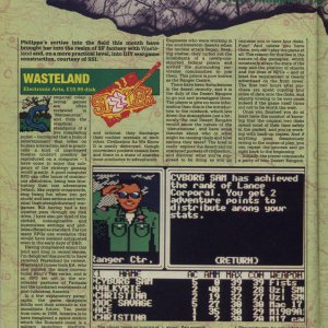 ZZAP Wasteland review September 1988