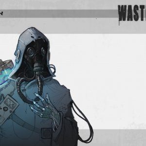 Wasteland 2 concept sketch - Mad Monk