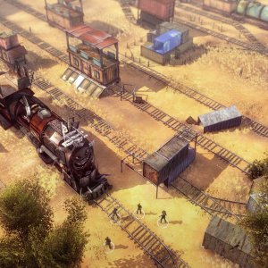 Wasteland 2 Screenshot - Train yard