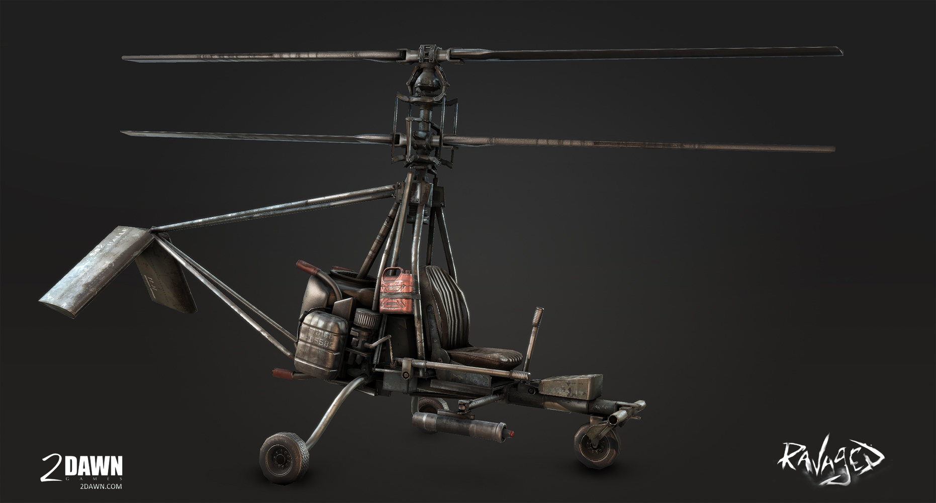 A helicopter from Ravaged