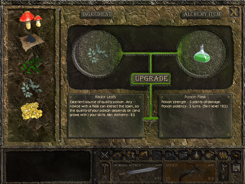 AoD alchemy GUI