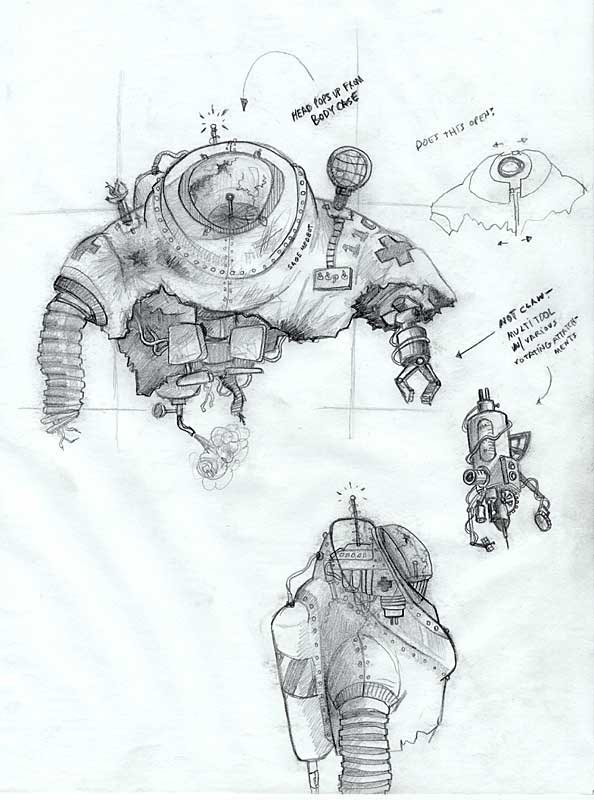 BioBuddy Robot Concept Art