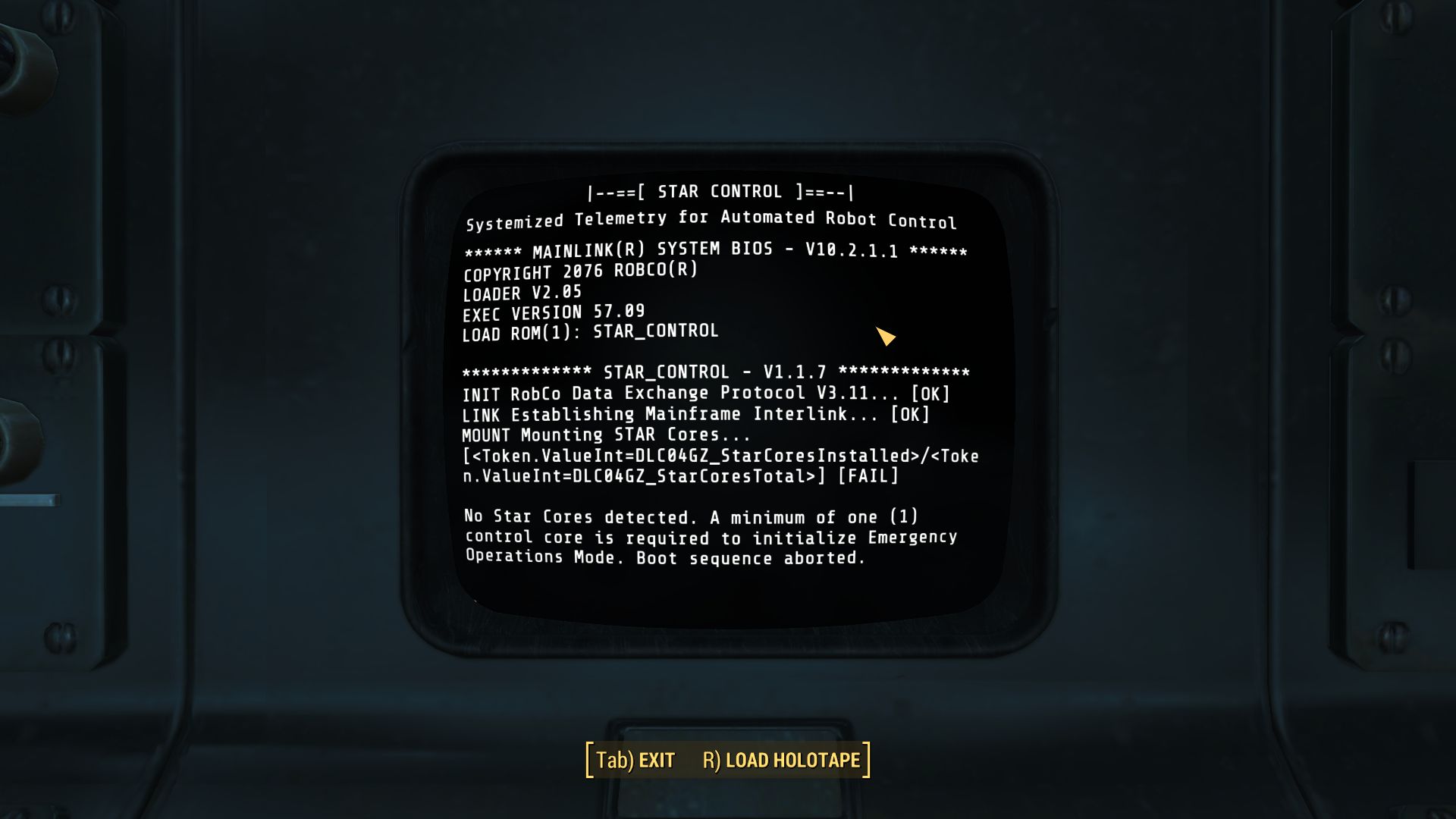 Bug in terminal