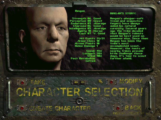 Character Selection