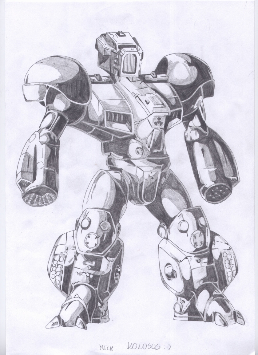 Colossus Mech concept art