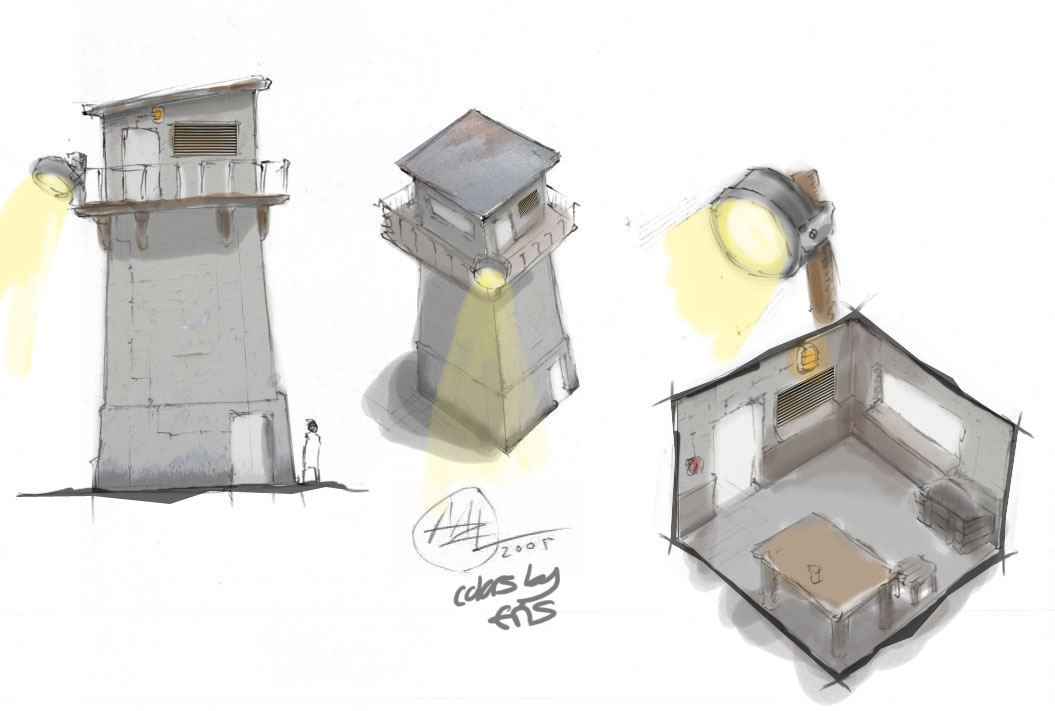 Coloured FW Concept art - Tower