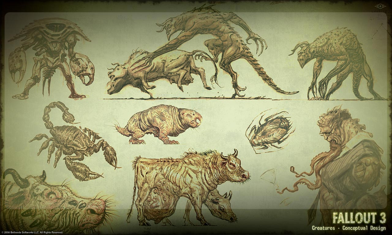 Creatures concept art