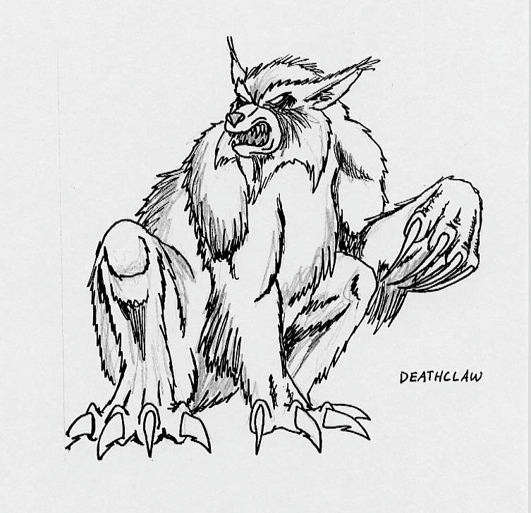 Early deathclaw design