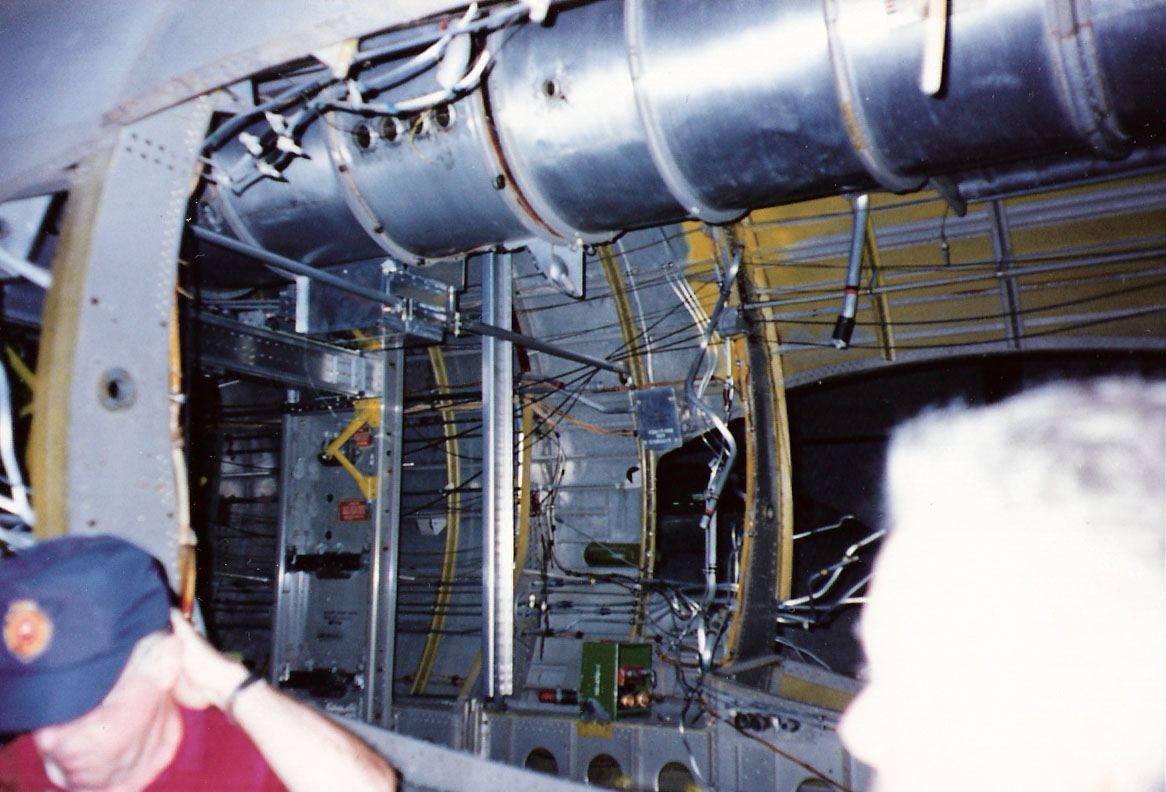 Enola Gay, Bomb Bay from below