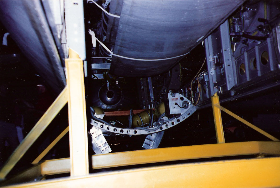 Enola Gay, Bomb Bay from below