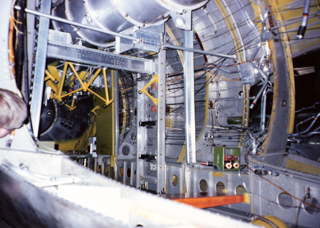 Enola Gay, Bomb Bay from side