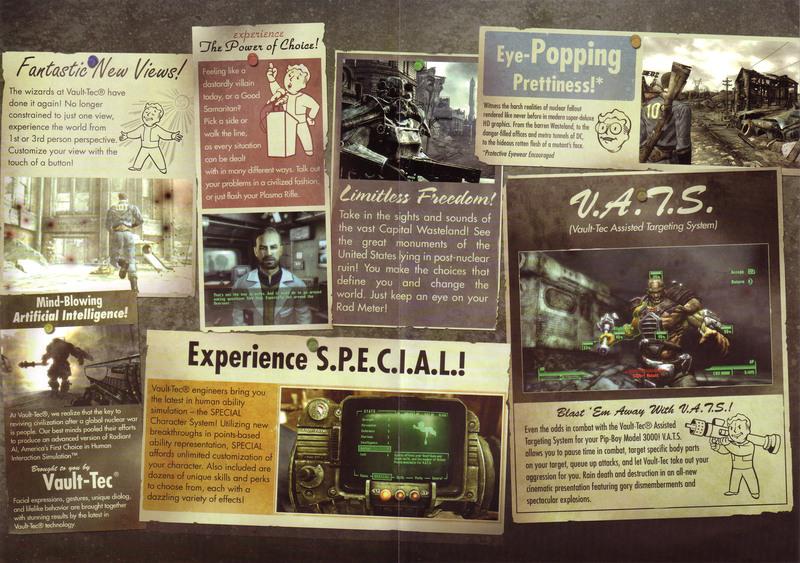 Fallout 3 brochure