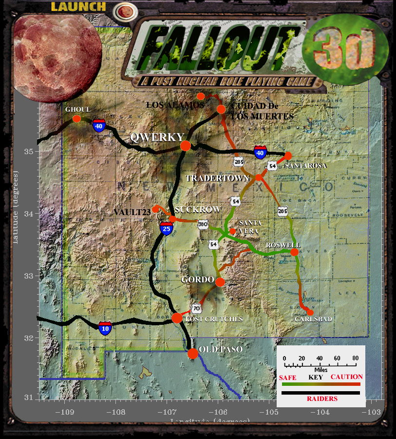 Fallout 3D map