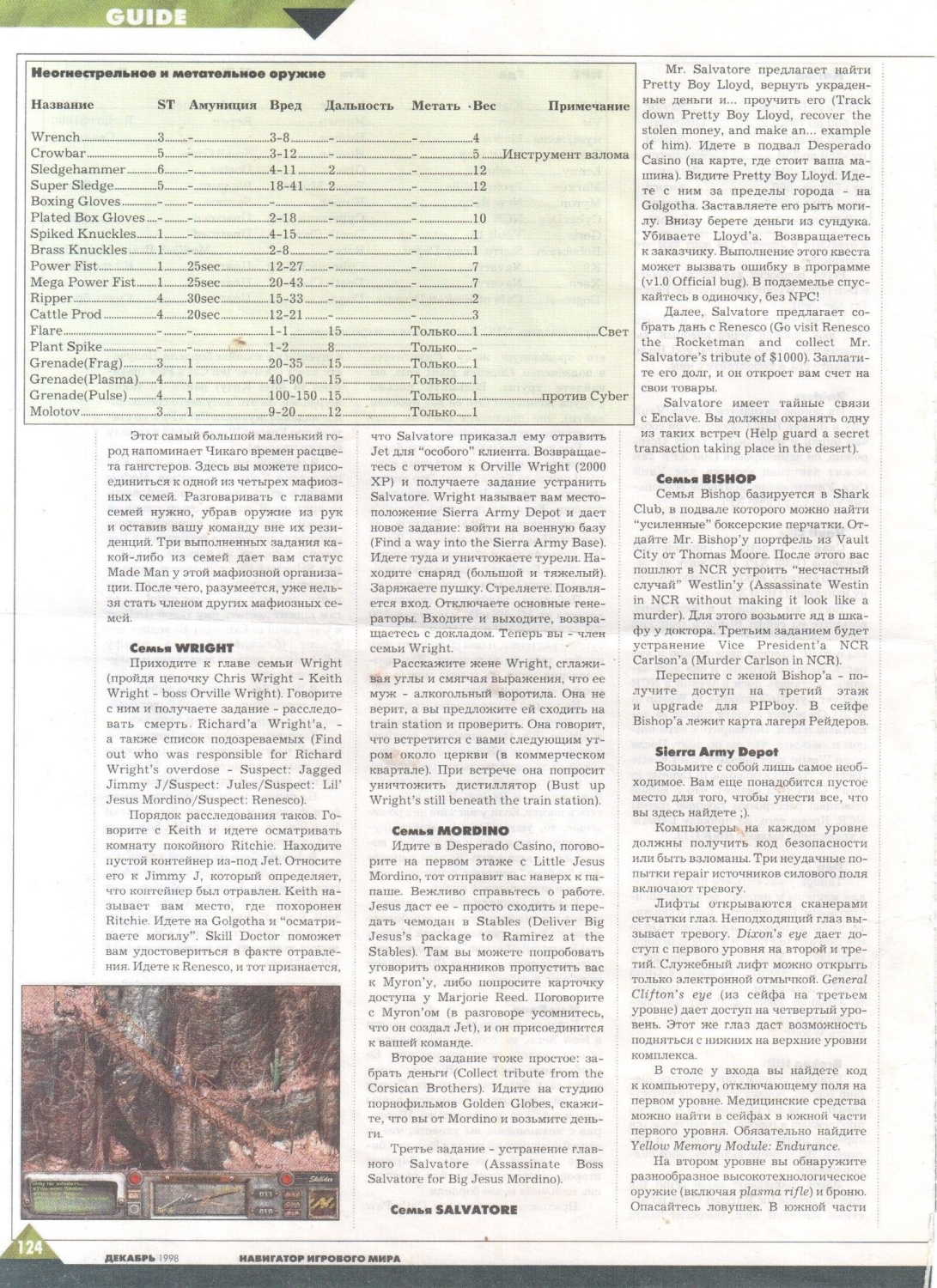 Game World Navigator Fallout 2 guide RU