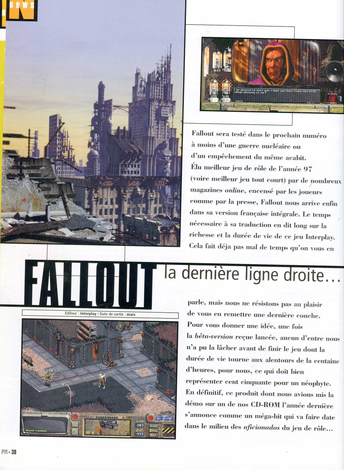 Gen 4 Fallout preview (1997) FR