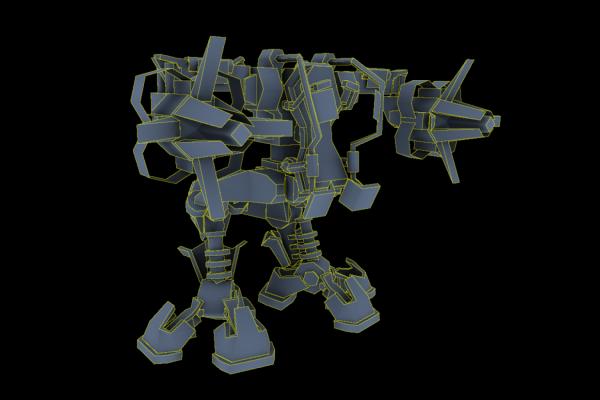 Mech with different guns