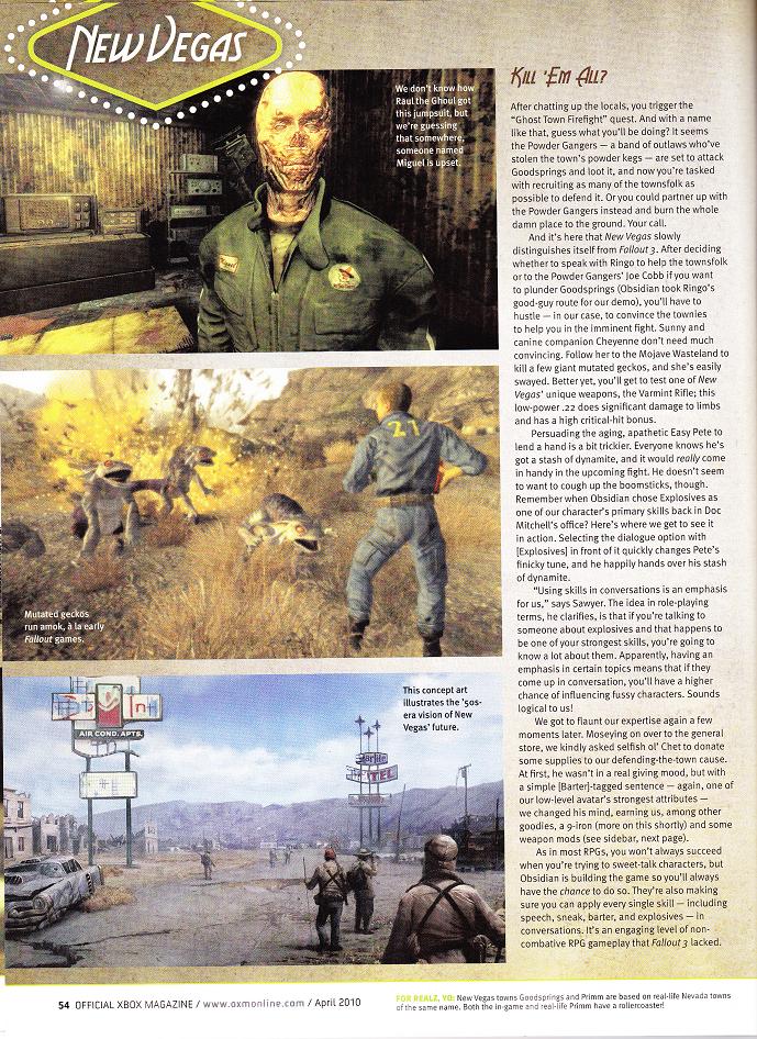 OXM US Fallout: New Vegas preview