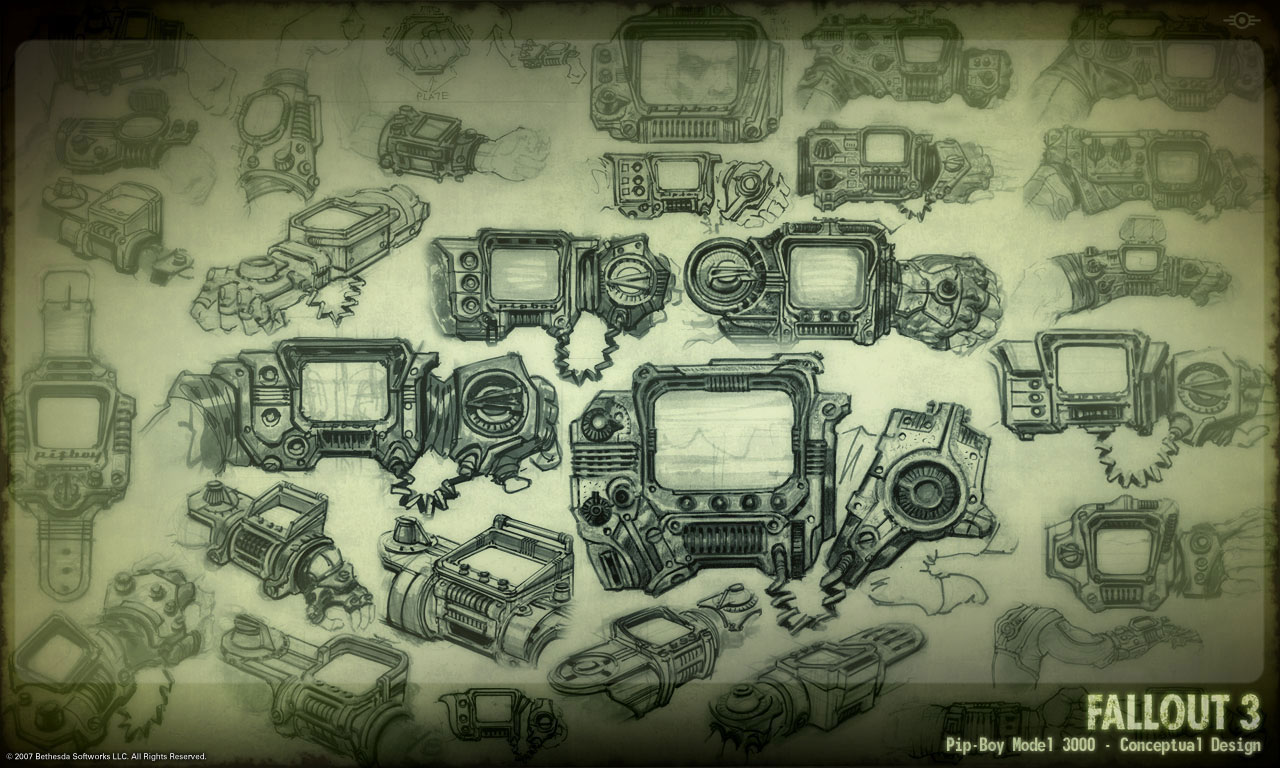 PIPBoy 3000 concept art