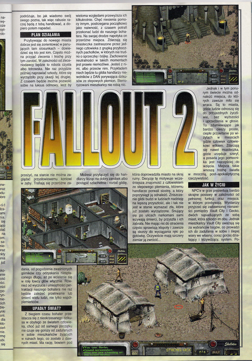 Secret Service Fallout 2 review PL (1998)