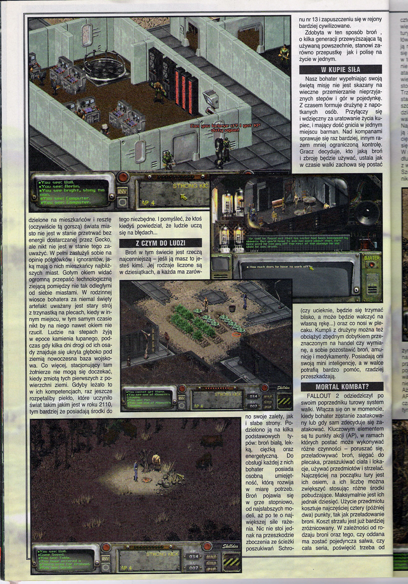 Secret Service Fallout 2 review PL (1998)