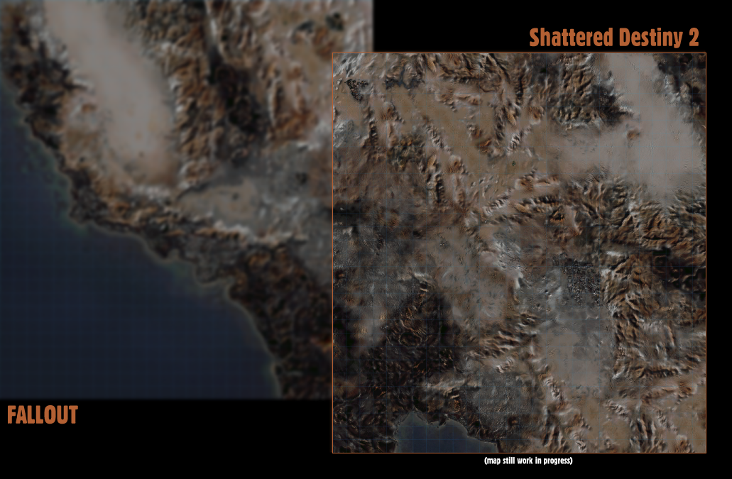 Shattered Destiny 2 map overlay
